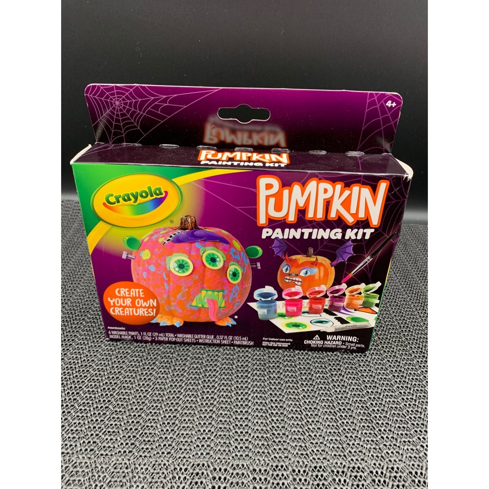 Crayola Pumpkin Painting Kit Halloween Craft Set Model Magic 54-2352 New